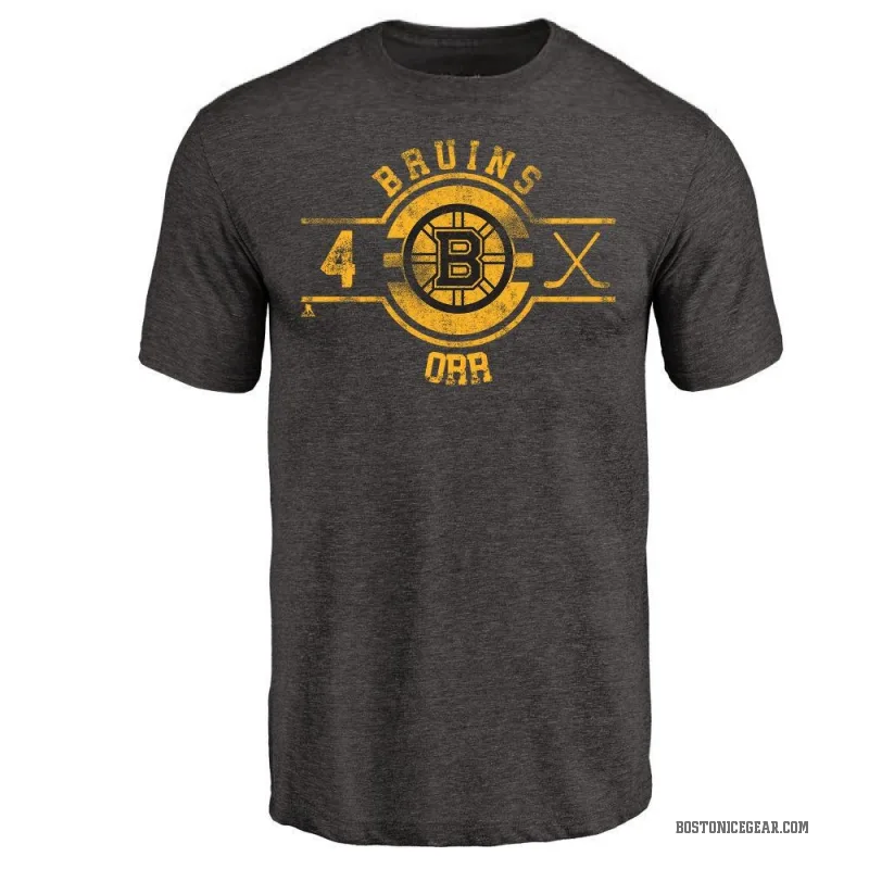 Bobby Orr Men's Black Boston Bruins Insignia T-Shirt -
