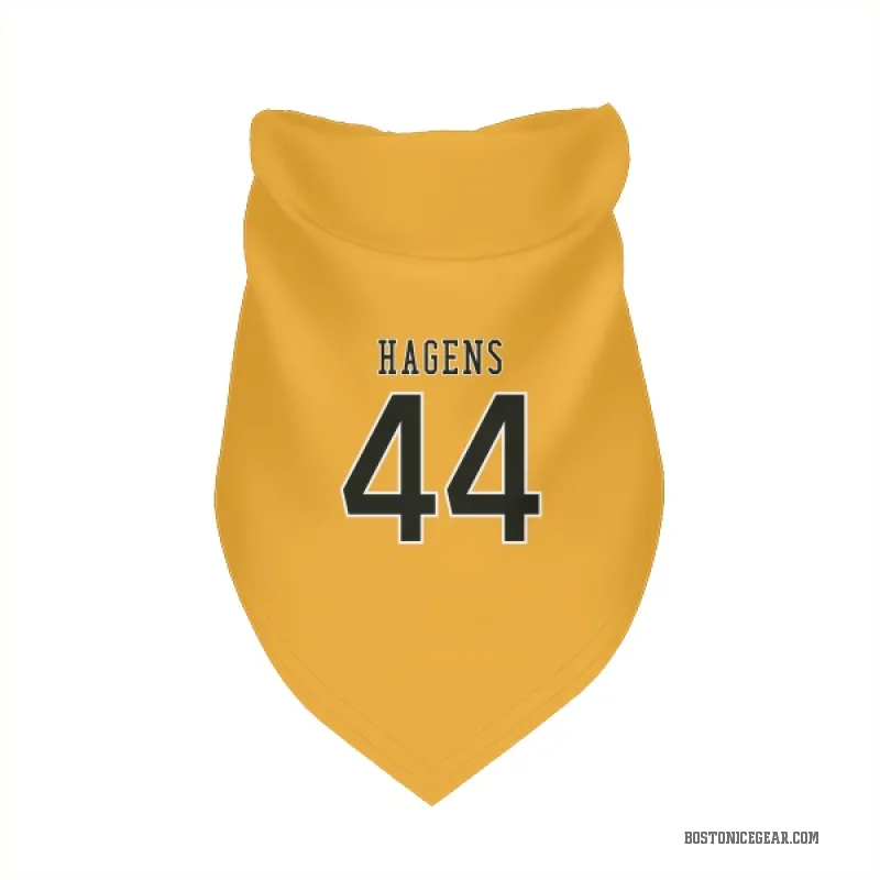 James Hagens  Gold Boston Bruins  Cat & Dog Pet Bandana