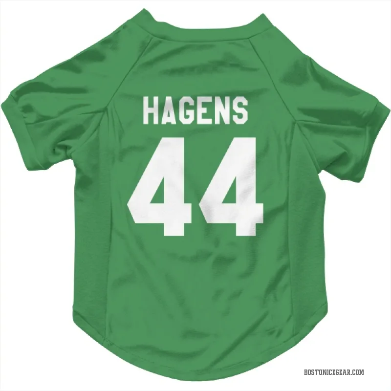 James Hagens  Green Boston Bruins  Cat & Dog Pet Jersey