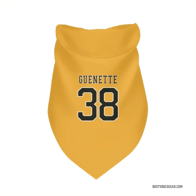 Maxence Guenette  Gold Boston Bruins  Cat & Dog Pet Bandana
