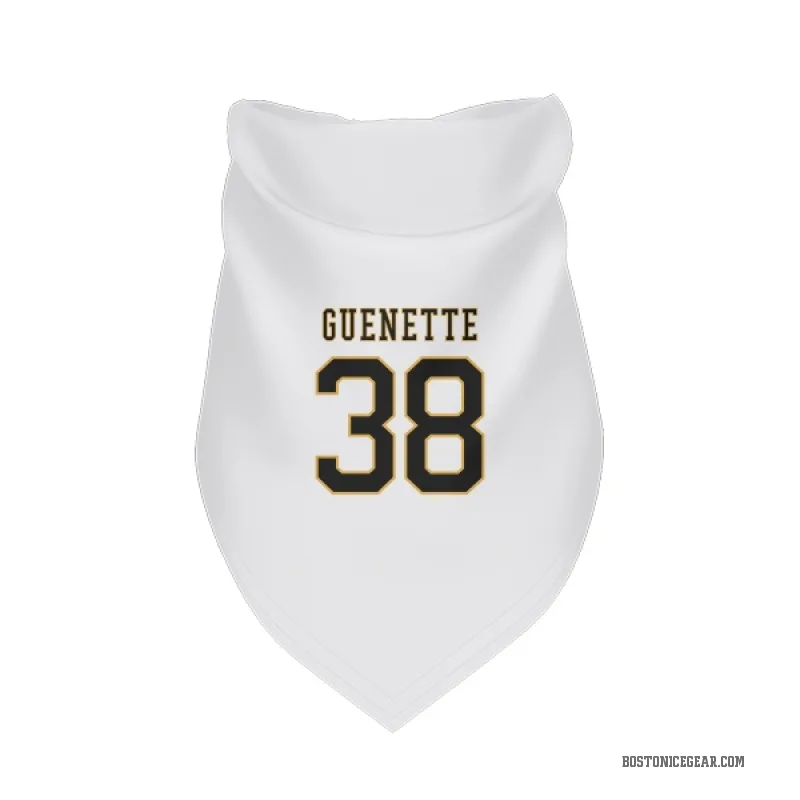 Maxence Guenette  White Boston Bruins  Cat & Dog Pet Bandana