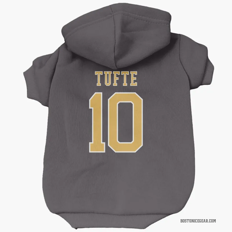 Riley Tufte Black Boston Bruins Cat & Dog Pet Hoodie