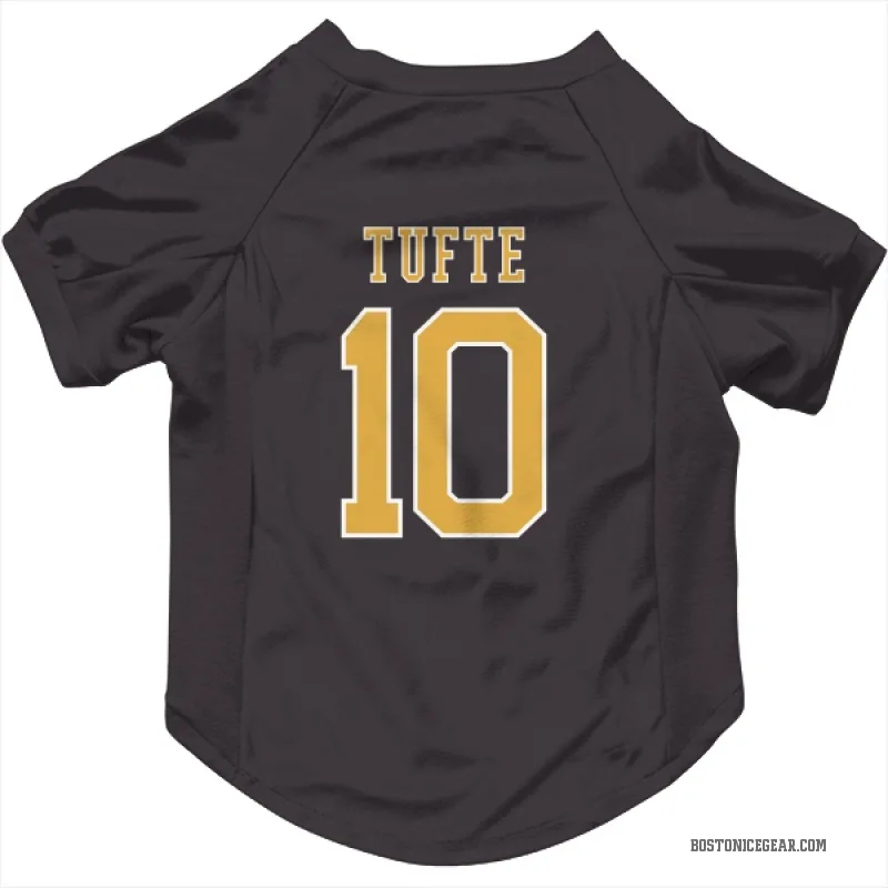 Riley Tufte Black Boston Bruins Cat & Dog Pet Jersey