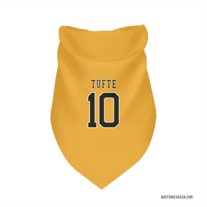 Riley Tufte Gold Boston Bruins Cat & Dog Pet Bandana