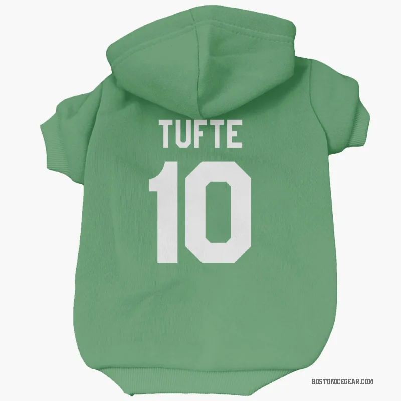 Riley Tufte Green Boston Bruins Cat & Dog Pet Hoodie