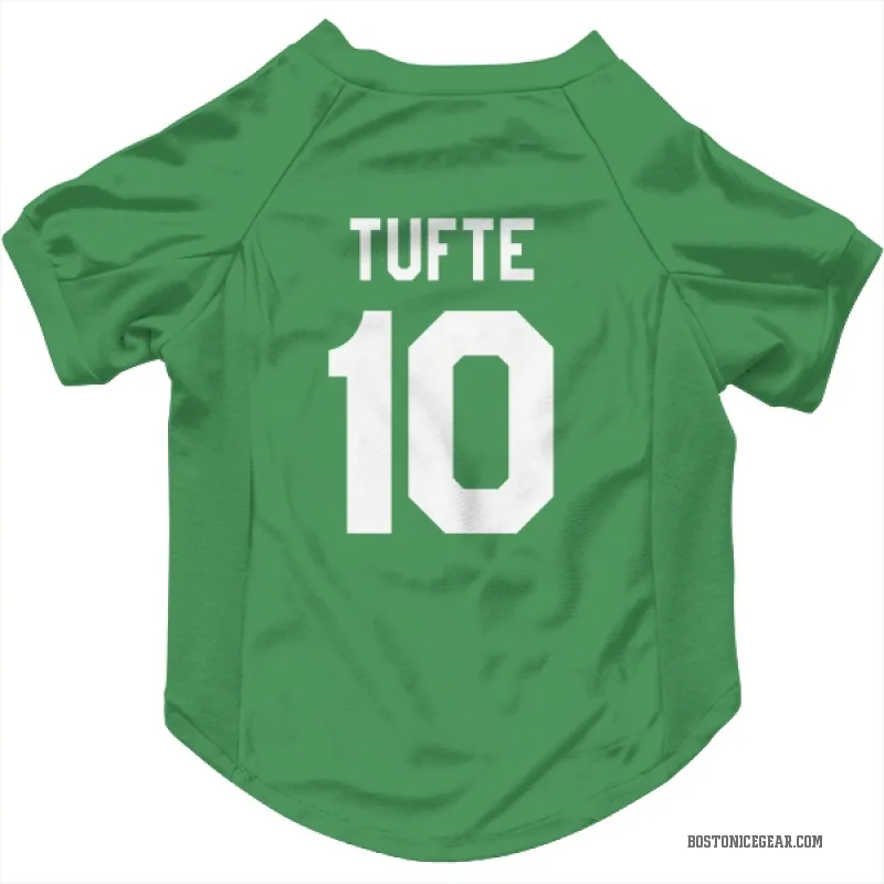 Riley Tufte Green Boston Bruins Cat & Dog Pet Jersey