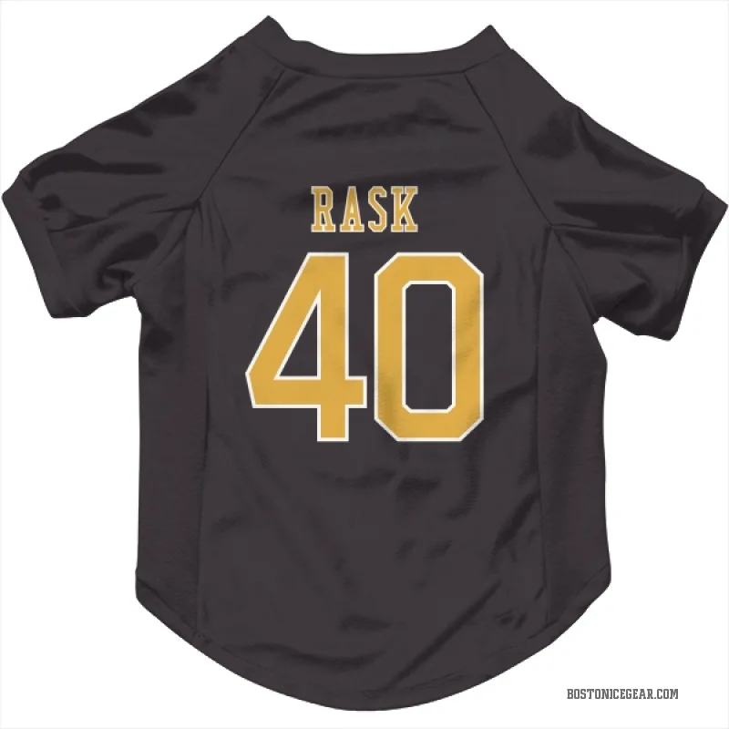 Tuukka Rask  Black Boston Bruins  Cat & Dog Pet Jersey