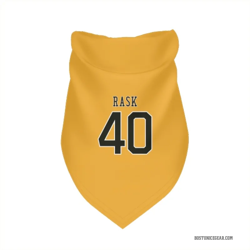 Tuukka Rask  Gold Boston Bruins  Cat & Dog Pet Bandana